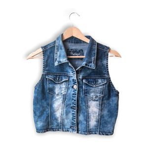 Amethyst Jeans l DenimVest SZ M